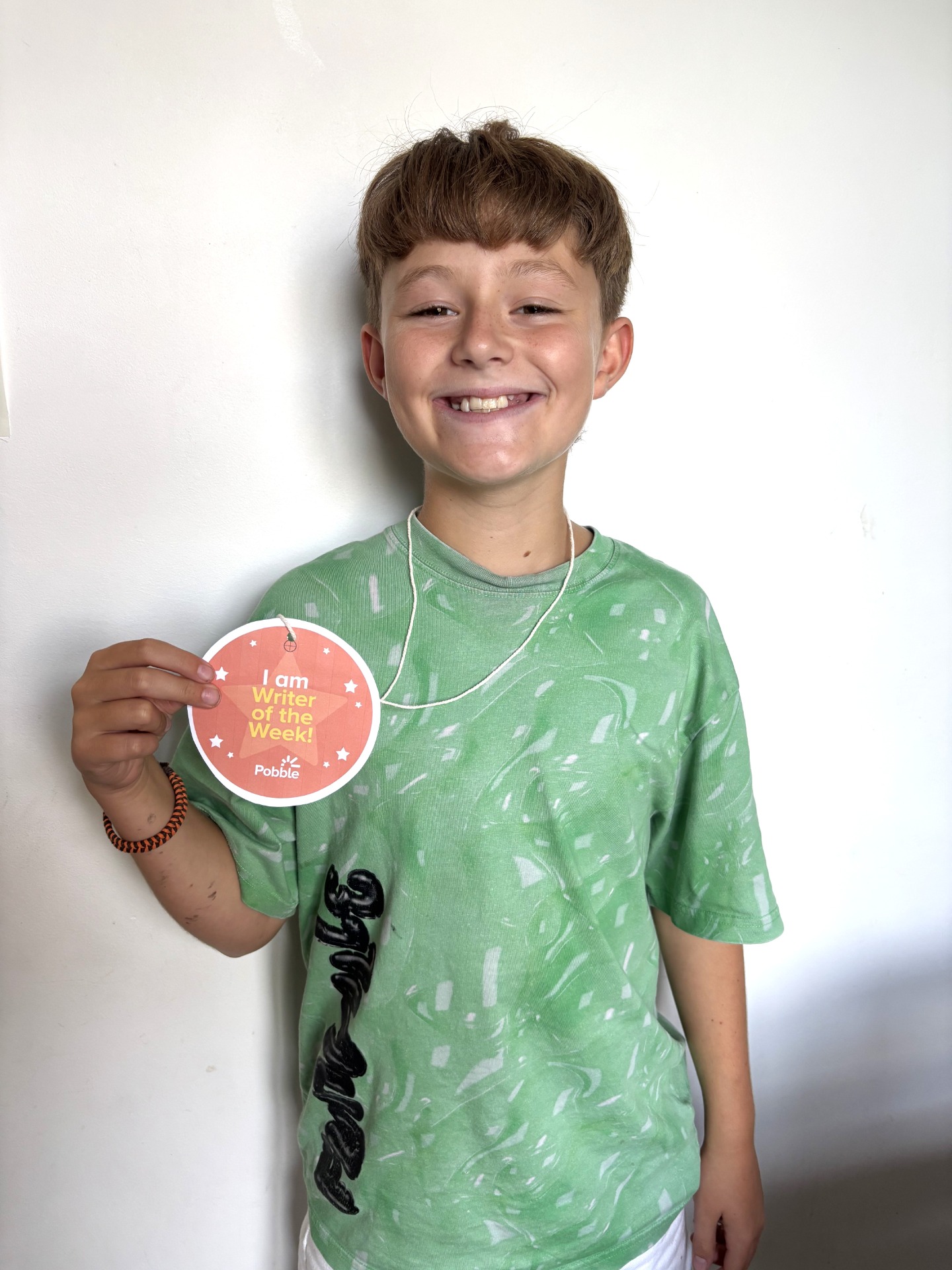 Freddie is crowned Writer of the Week